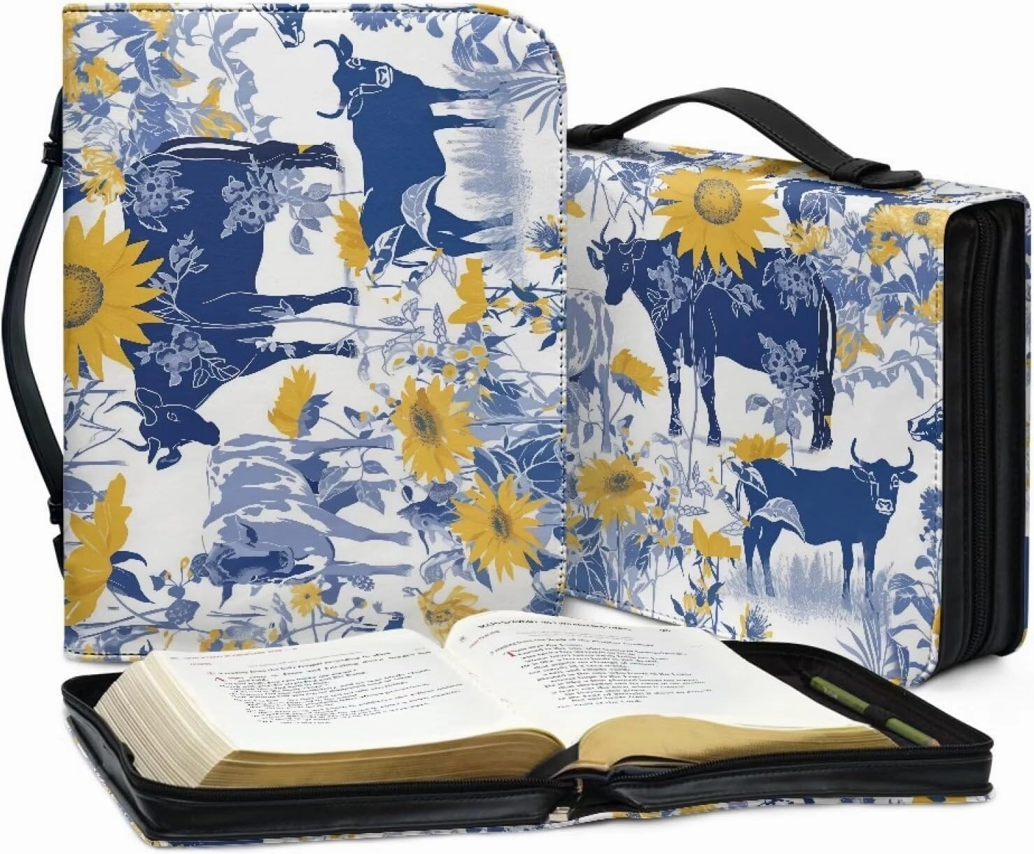 Personalized Bible Covers Bible Covers for Women Men with Pockets Extra Large Bible Case