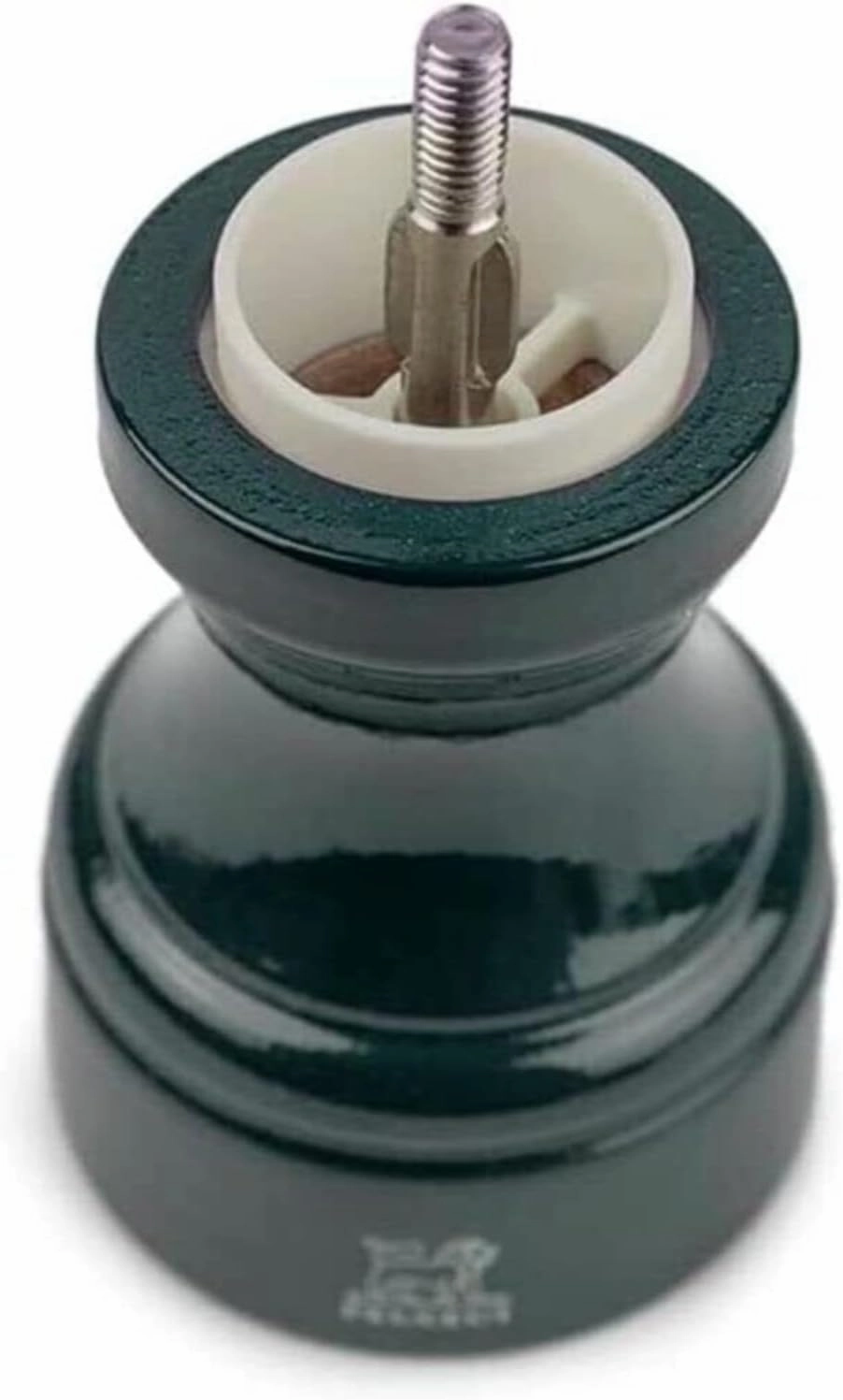 Peugeot Bistro Pepper and Salt Mill Set, 4in - Beechwood Mills with Adjustable Grinding - For Peppercorns and Rock Salt, Corrosion-Resistant - Essential Kitchen Tools (Blue/Green)