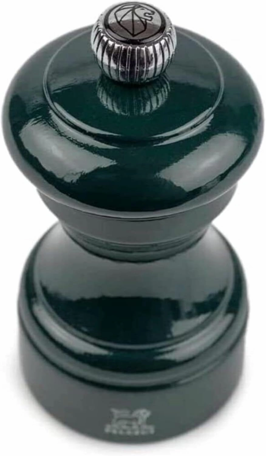 Peugeot Bistro Pepper and Salt Mill Set, 4in - Beechwood Mills with Adjustable Grinding - For Peppercorns and Rock Salt, Corrosion-Resistant - Essential Kitchen Tools (Blue/Green)
