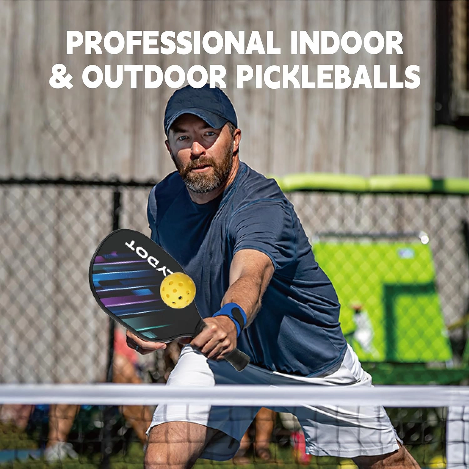 Pickleball Paddles Set of 4,USAPA Approved,4 Indoor&Outdoor Pickleball Balls, Carrying Bag, 4 Cooling Towels,4 Pack Paddles,Pickleball Paddles Pack Gifts for Beginner&Pro