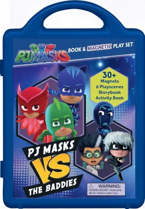 PJ Masks: PJ Masks vs the Baddies (Magnetic Play Set) Paperback – September 25, 2018