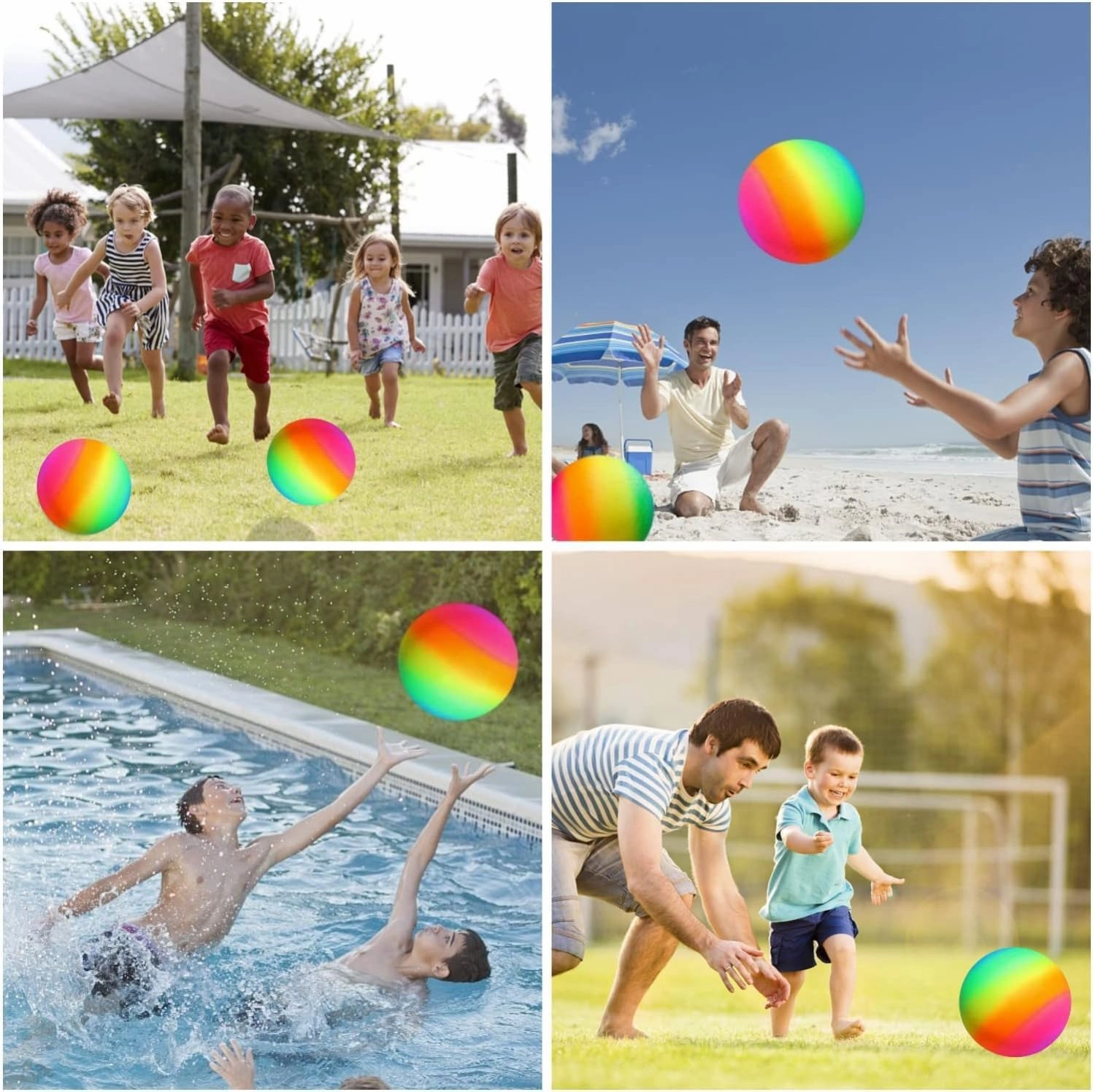 Playground Ball, 8.5 Inch Kickball for Kids Adults Indoor & Outdoor Dodgeball Handball Four Square Ball Schoolyard Game