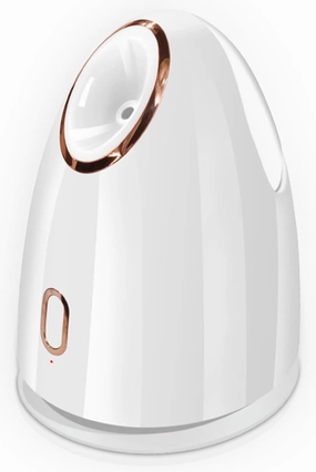 Portable Nano Ionic Facial Steamer Warm Mist Face Cleaner Home Skin Spa Steamers for Sinuses Acne Pores Cleanse Blackhead Remover Kit Mask Brush.