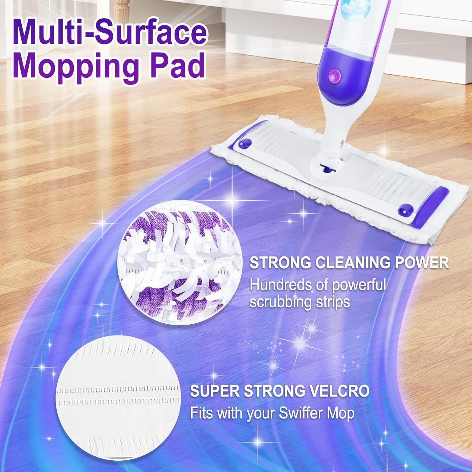 Power Mop Pads Refills for Swiffer Power Mop Pads,Compatible with Swiffer Power Mop Refills Replacement Disposable Power Mopping Pads Refills for Multi-Surface Floor Cleaning,25 PCS