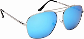 proSPORT Aviator Polarized Sunglasses Metal Grey Mirror Green Orange Red Green Blue Gold