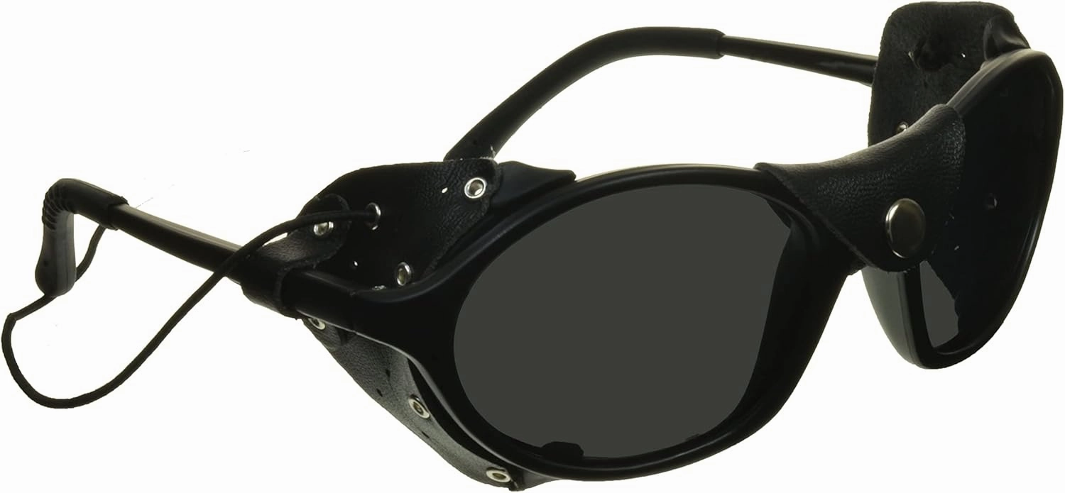 proSPORT Leather Side Shield Sunglass Polarized Aviator Motorcycle Mountaineer Glacier Arctic Hiking Wind-Proof