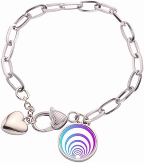 radiation line watch c Heart Chain Bracelet Jewelry Charm Fashion