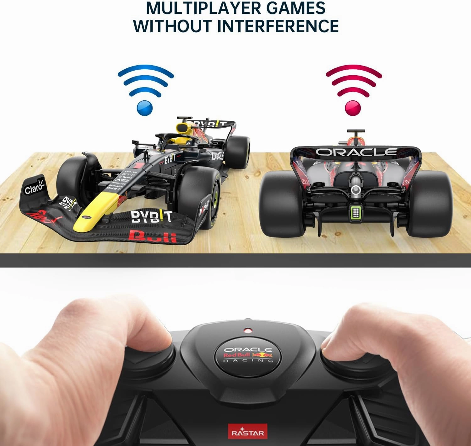 RASTAR Red Bull F1 1/18 Scale RC Car - 2022 Oracle Racing Remote Control Formula 1 RB18 Sergio Perez Model - Dark Blue 2.4G for Kids Adults