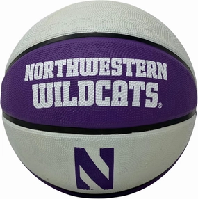 Rawlings NCAA Northwestern Crossover Full Size Basketball, One Size, Team Colors
