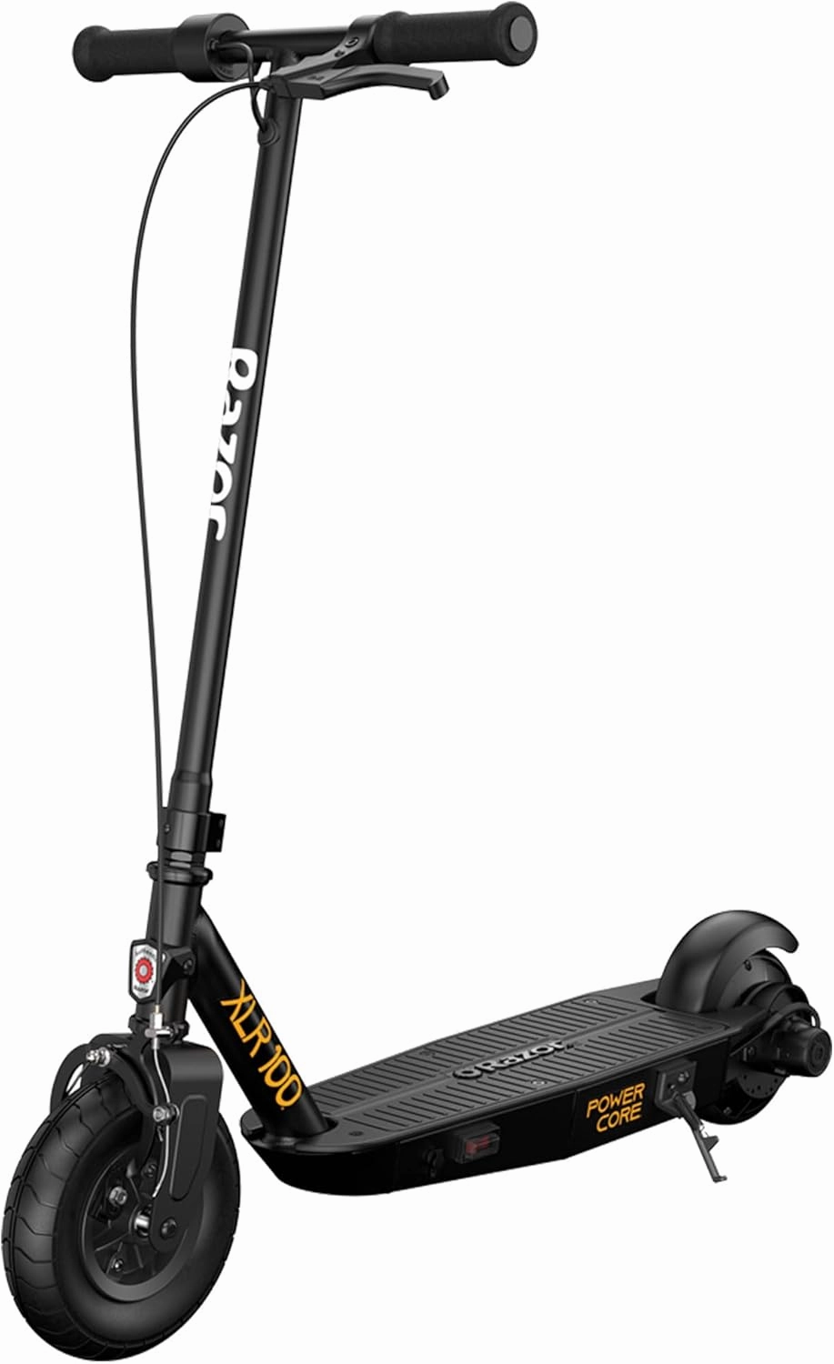 Razor Power Core XLR 100 Electric Scooter Outdoor Ride-On Toy for Ages 8 , Up to 10 MPH, 8" Pneumatic Front Tire, 90W High-Torque Hub Motor
