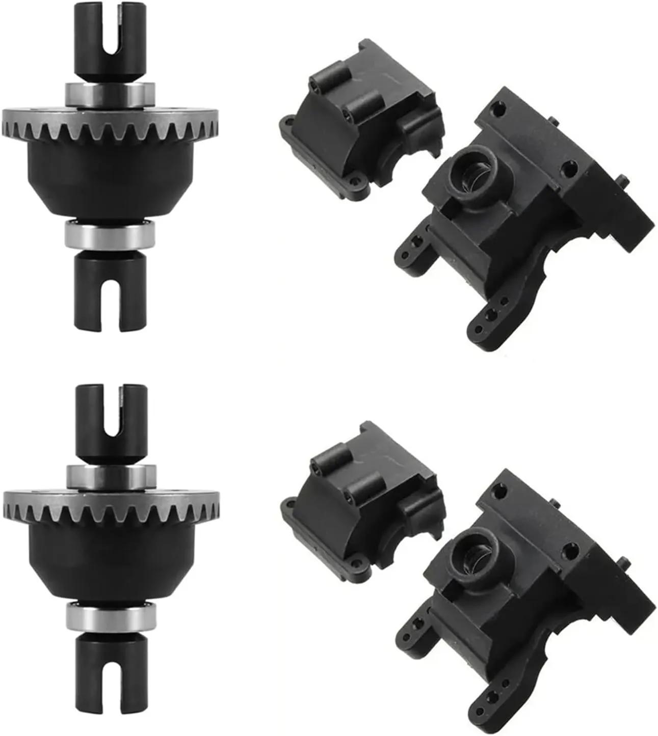 RC Transmission Gearbox Compatible with JLB for Racing for Cheetah 11101 21101 J3 Speed 2Set Transmission Gearbox and Differential 1/10 RC Car Upgrade Parts