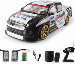 RC Drift Cars 1:10 Remote Control Car 70km/h Drift Vehicle Dual Battery Life for 20 Minutes 4WD High Speed Sport Racing Car Gifts Toy for Adults Kids
