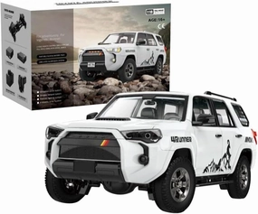 RC Off-Road Climbing Car - HG-52 1/18 Scale 2.4GHz Electric Brushed 4WD Truck Model, Creative Present for Adults (Standard RTR Version/White)