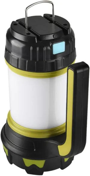 Rechargeable Camping Lantern Waterproof LED Spotlight 6 Modes Handheld Searchlight Torch, Rechargeable Camping Lantern