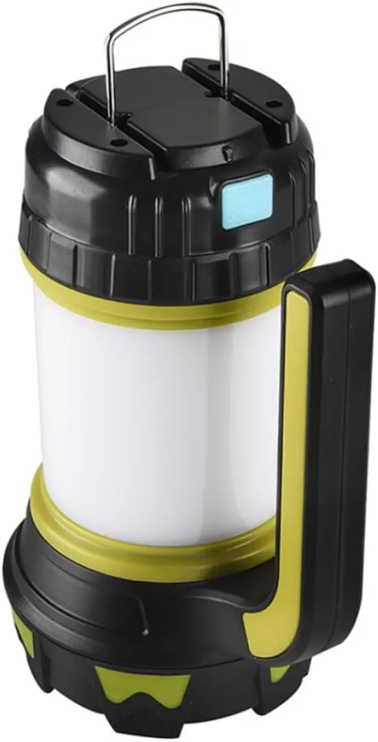 Rechargeable Camping Lantern Waterproof LED Spotlight 6 Modes Handheld Searchlight Torch, Rechargeable Camping Lantern