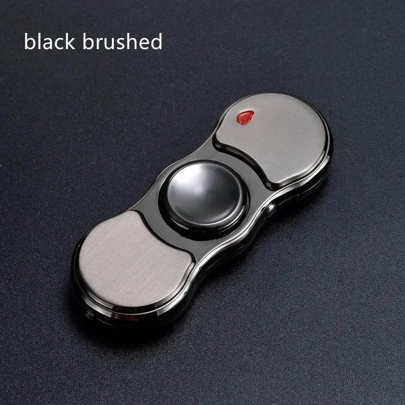 Rechargeable Colorful Fidget Spinner Lighter - Fun and Functional Igniter