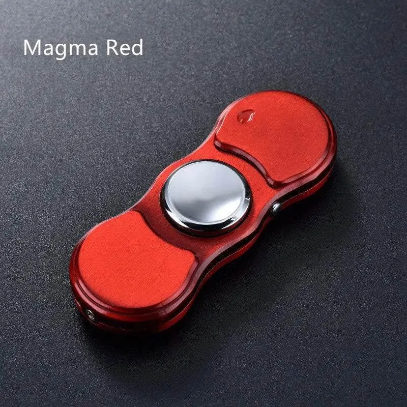 Rechargeable Colorful Fidget Spinner Lighter - Fun and Functional Igniter
