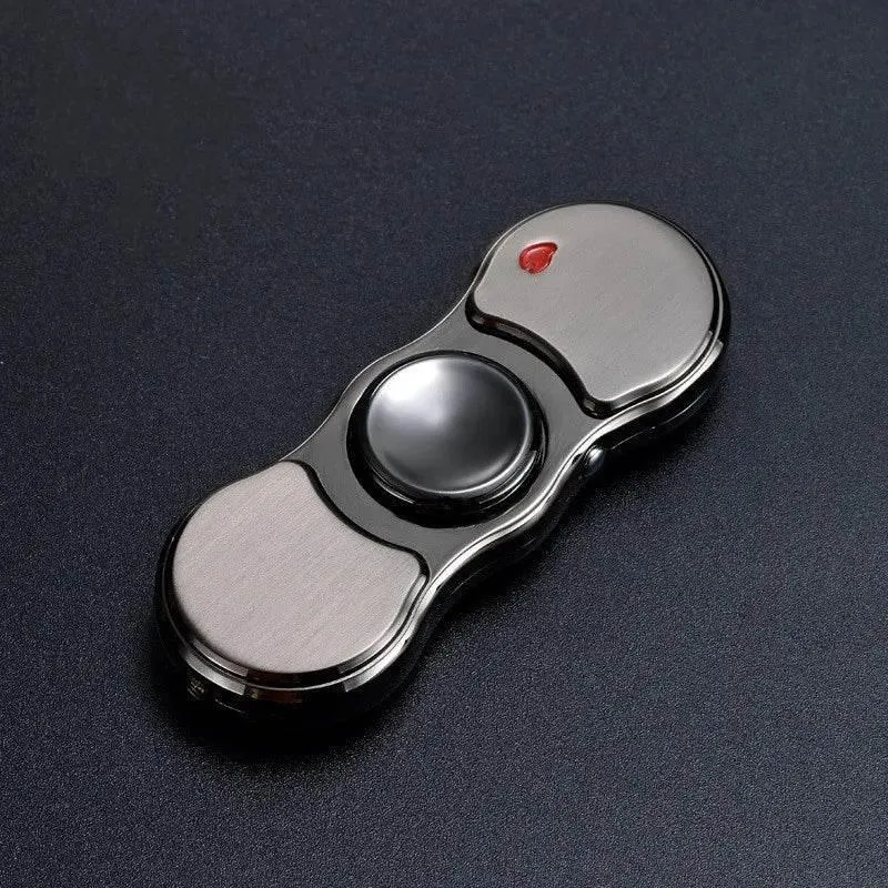 Rechargeable Colorful Fidget Spinner Lighter - Fun and Functional Igniter