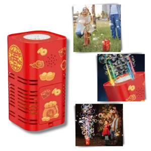 Rechargeable Firework Bubble Machine