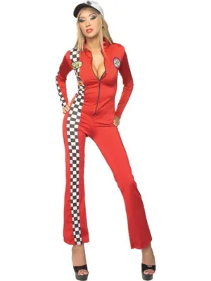 Red Racer Secret Wishes Long Jumpsuit Size Xs