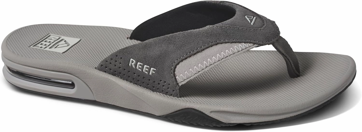 REEF Fanning Men's Bottle Opener Flip Flop, Arch Support, Durable Outsole, Water Friendly