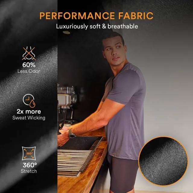 Re:Luxe Paradise Pocket Ball Pouch Underwear for Men, Boxer Briefs w/fly, Anti-Chafing, No Ride Up Legs
