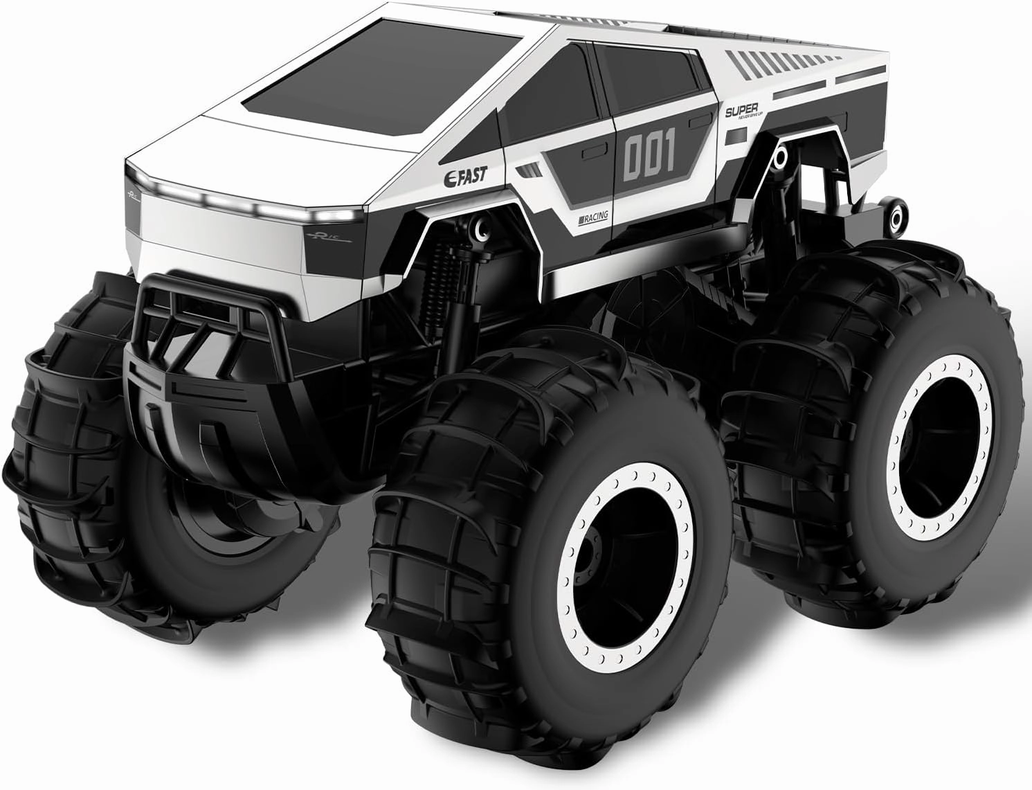 Remote Control Car, 1:16 Scale 2.4GHz High-Speed Amphibious Truck RC Car Toy, 4WD Waterproof Off-Road Pick-up Truck for All Terrain, Gift for Boys and Girls Aged 8-12