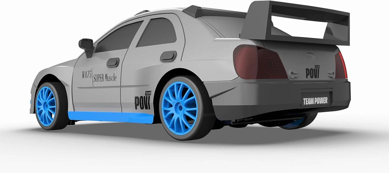 Remote Control Car RC Drift Car 2.4GHz 1:24 Scale 4WD High Speed RC Cars Vehicle with LED Lights Batteries and Drifting Tires Racing Sport Toy Cars for Adults Boys Girls Kids Gift