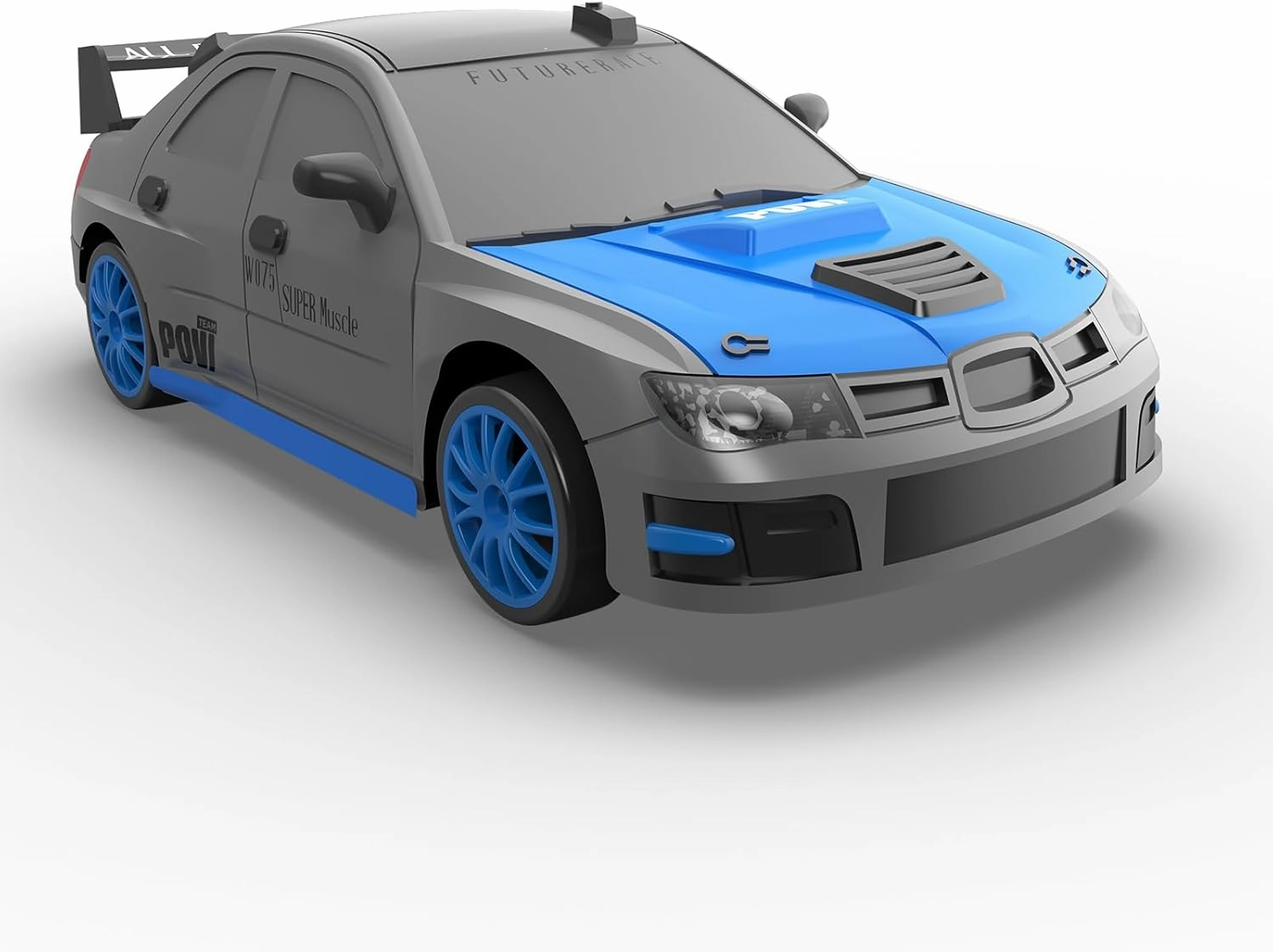 Remote Control Car RC Drift Car 2.4GHz 1:24 Scale 4WD High Speed RC Cars Vehicle with LED Lights Batteries and Drifting Tires Racing Sport Toy Cars for Adults Boys Girls Kids Gift