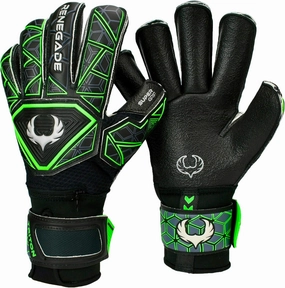 Renegade GK Triton Goalie Gloves with Microbe-Guard (Sizes 5-11, 3 Styles, Level 2) Pro-Tek Fingersaves & Durable 3.5 3MM Super Grip