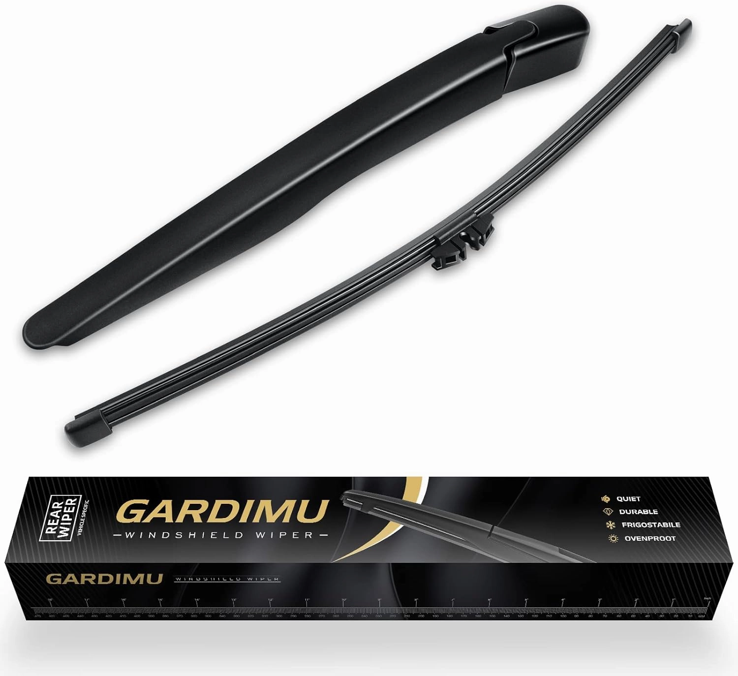 Replacement for Lincoln Nautilus 2019 2020 2021 2022 2023 Rear Windshield Wiper Blade and Arm Assembly-Car Back window wiper Arm Blade Complete Set