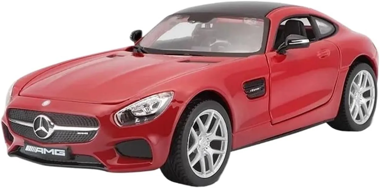 Resin Car Models Kit 1 24 Fit for Mercedes Benz AMG GT Alloy Car Model Die-Casting Static Precision Model Collection Souvenir Toy