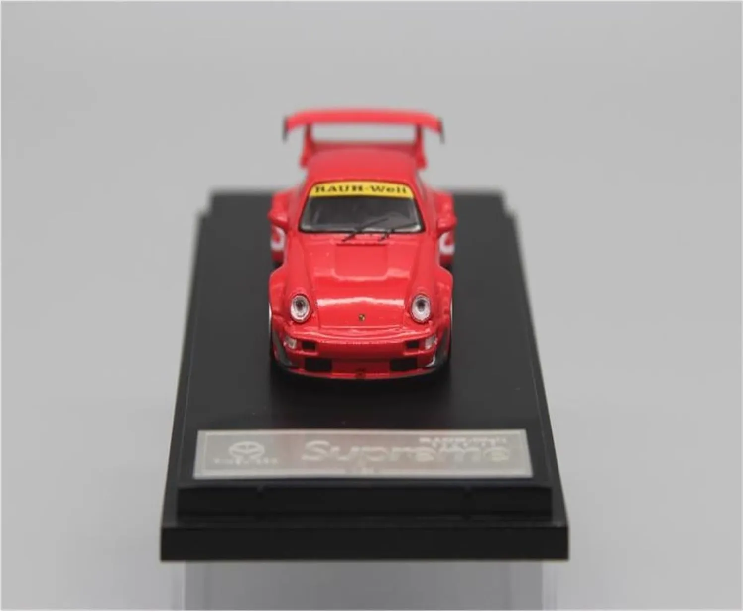 Resin Car Vehicle Model Fit for Porsche 911 (964) RWB 1 64 Alloy Sports Car Model Wide Body Modified Version Auto Toy Birthday Gift Festive Deluxe Gift(Red)