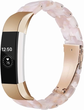 Resin Watch Band Compatible with Fitbit Alta and Fitbit Alta HR Replacement Wristband for Women Men,Thin Light Resin Strap Bracele Waterproof for fitbit Alta accessories