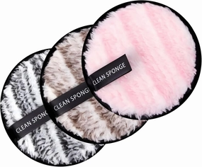 Reusable Makeup Remover Pads – 3Pcs Soft Bamboo Cotton Rounds with Laundry Bag, Washable & Eco-Friendly Facial Cleansing Pads for All Skin Types