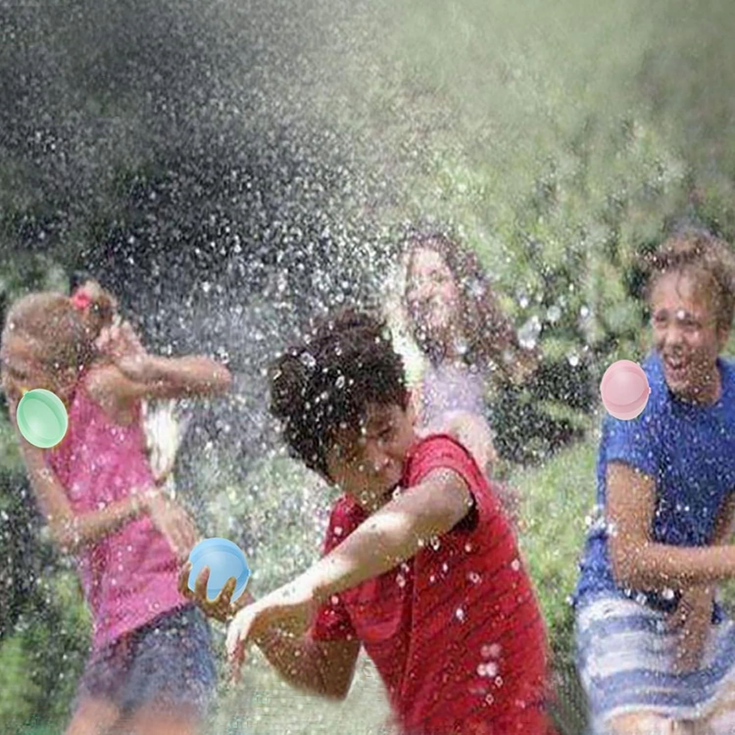 Reusable Water Balloons for Kids Adults 16pcs Self-Sealing Silicone Water Balloons Quick Fill Water Splash Balls, Summer Fun Outdoor Toys for Kids Ages 3 , Pool Toys, Water Park, Summer Party