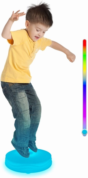 RGB Floor Tile Toy, Touch Sensor Color Changing Toy, Outside Game Toys for Kids