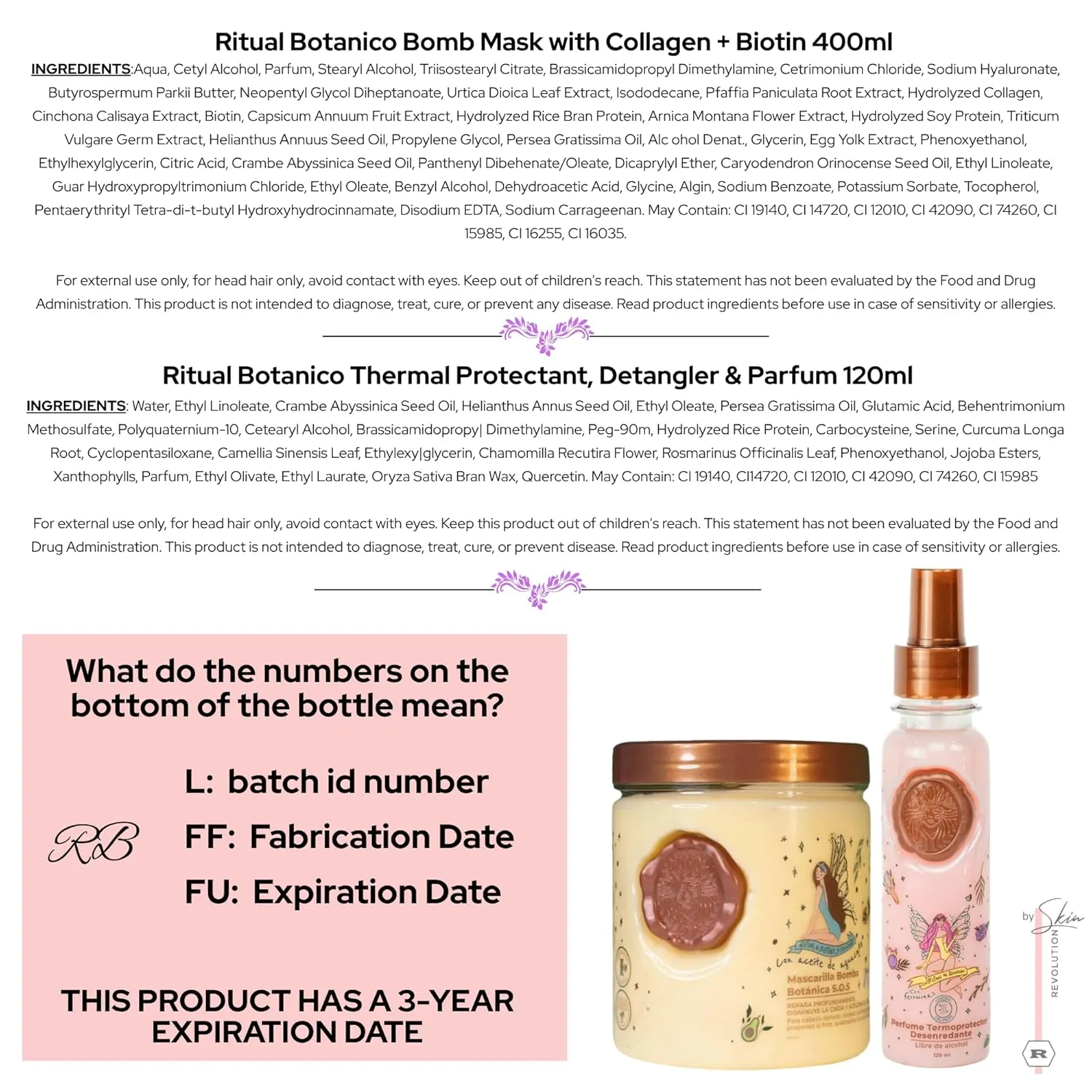 RITUAL BOTANICO Keratina Organica (KIT-2 Piece)