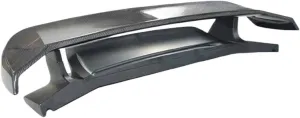 Roof Spoiler, Trunk Spoiler, 991 Bright Black Carbon Fiber, Compatible for Techart Style Car Trunk Decoration, Compatible for Porsche 911 14-16