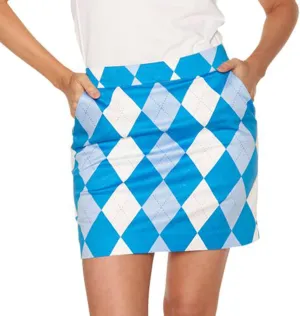 Royal & Awesome Women's Golf Skort with Pockets, Skirts for Ladies, Colorful Design