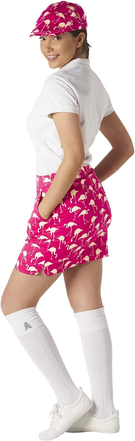 Royal & Awesome Women's Golf Skort with Pockets, Skirts for Ladies, Colorful Design