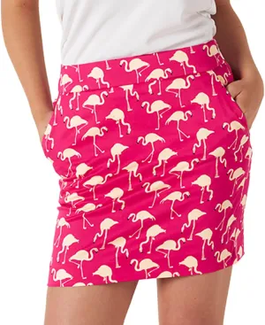 Royal & Awesome Women's Golf Skort with Pockets, Skirts for Ladies, Colorful Design