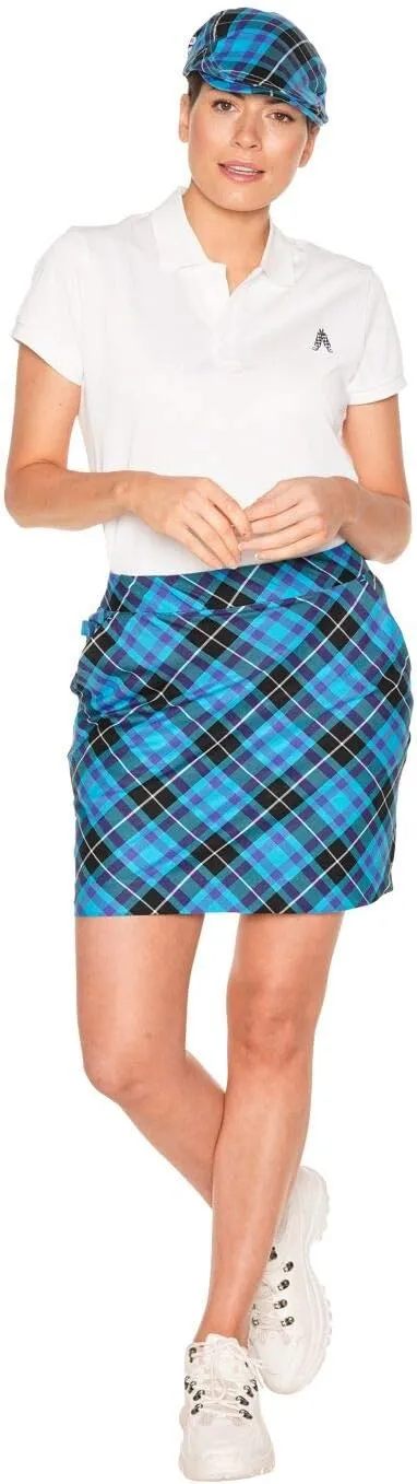 Royal & Awesome Women's Golf Skort with Pockets, Skirts for Ladies, Colorful Design
