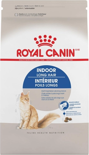 Royal Canin Indoor Long Hair Adult Dry Cat Food, 6 lb bag