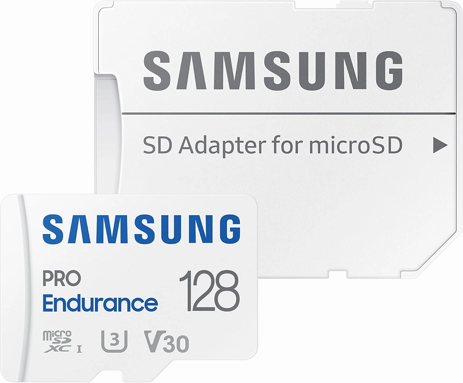 SAMSUNG PRO Endurance 128GB MicroSDXC Memory Card with Adapter for Dash Cam, Body Cam, and Security Camera – Class 10, U3, V30 (‎MB-MJ128KA/AM)