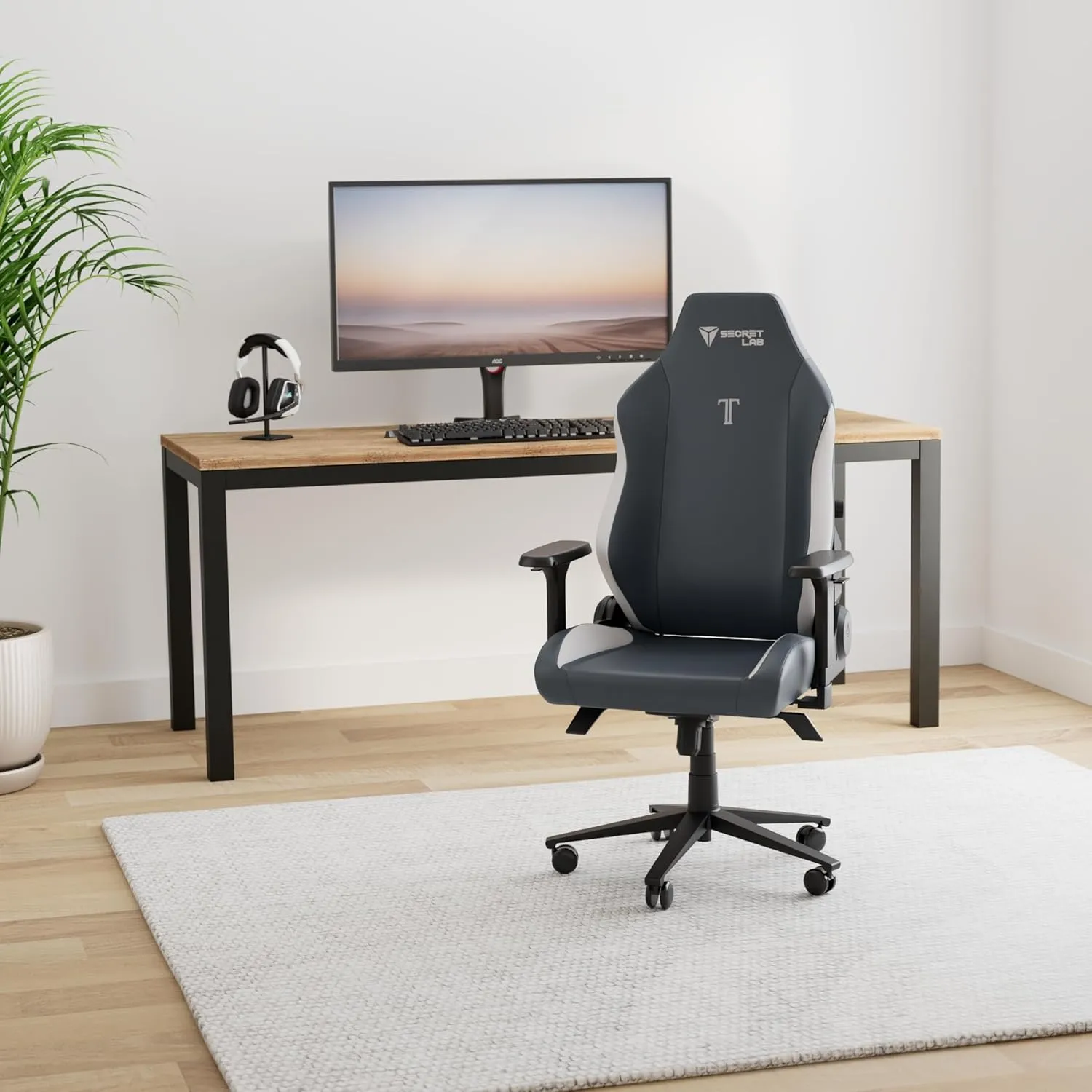 Secretlab Titan Evo Royal Gaming Chair - Reclining - Ergonomic & Comfortable Computer Chair with 4D Armrests - Magnetic Head Pillow & 4-Way Lumbar Support - Small - Blue - Leatherette