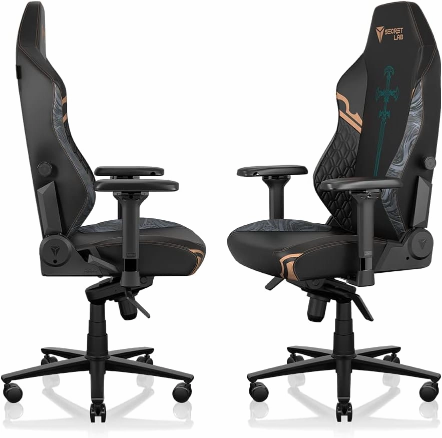 Secretlab Titan Evo Viego Gaming Chair - Reclining - Ergonomic & Comfortable Computer Chair with 4D Armrests - Magnetic Head Pillow & Lumbar Support - Small - Black/Green - Leatherette