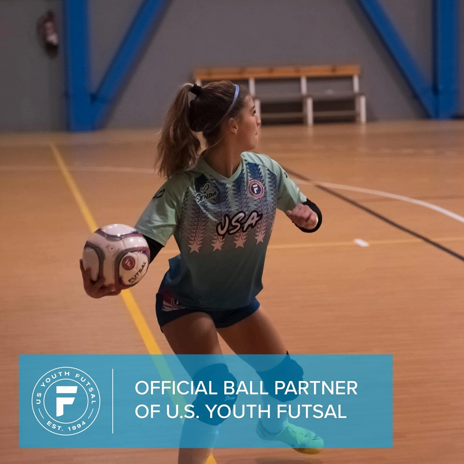 SENDA Rio Match Futsal Ball, Fair Trade Certified