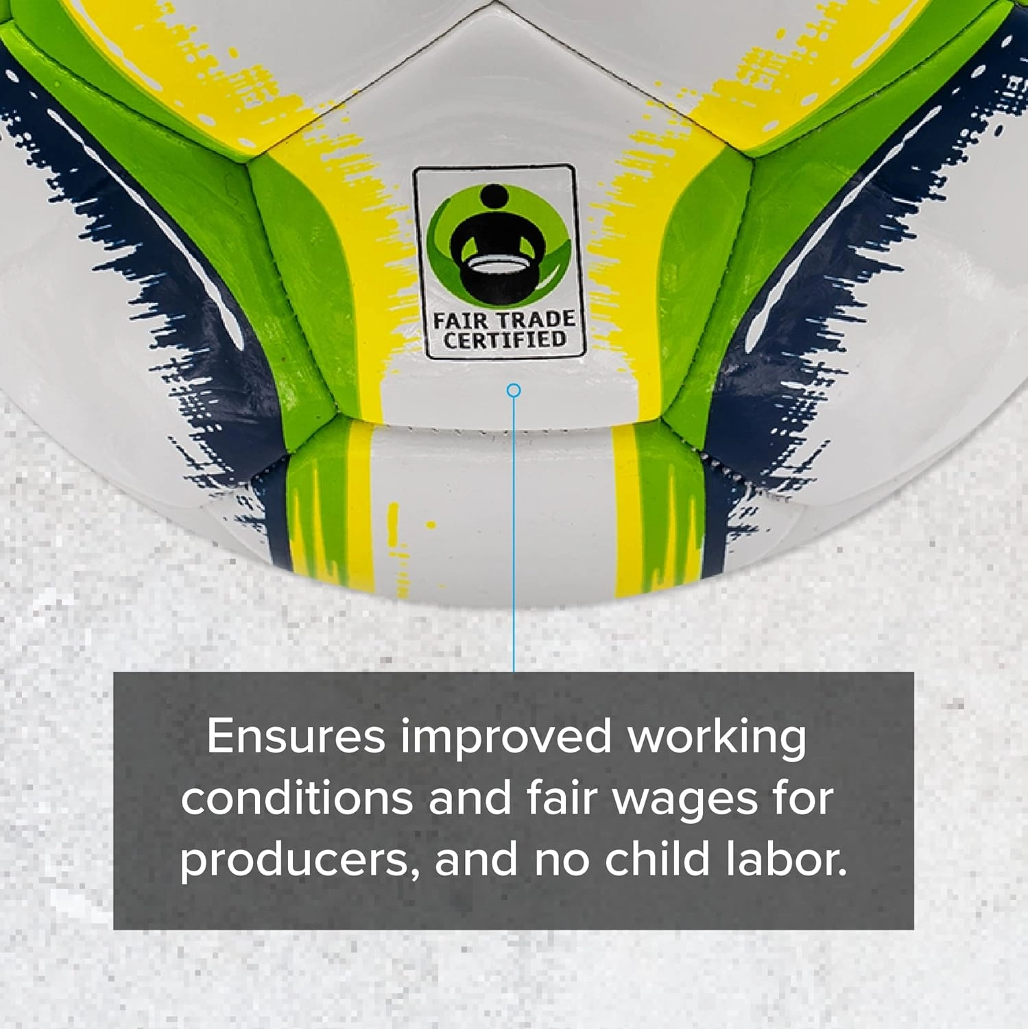 SENDA Rio Match Futsal Ball, Fair Trade Certified