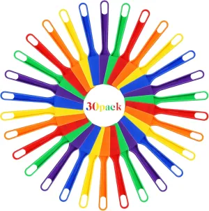 Set of 30 Magnetic Wands Magnetic Bingo Wands for Science Exploration, Observation Skills, Teaching Tool, Preschool Learning Toys, Homeschool Supplies, 6 Assorted Colors